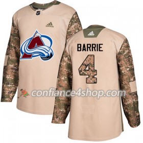 Adidas Maillot de Hockey Colorado Avalanche Tyson Barrie 4 2017-2018 Camo Veterans Day Practice Authentic - Homme